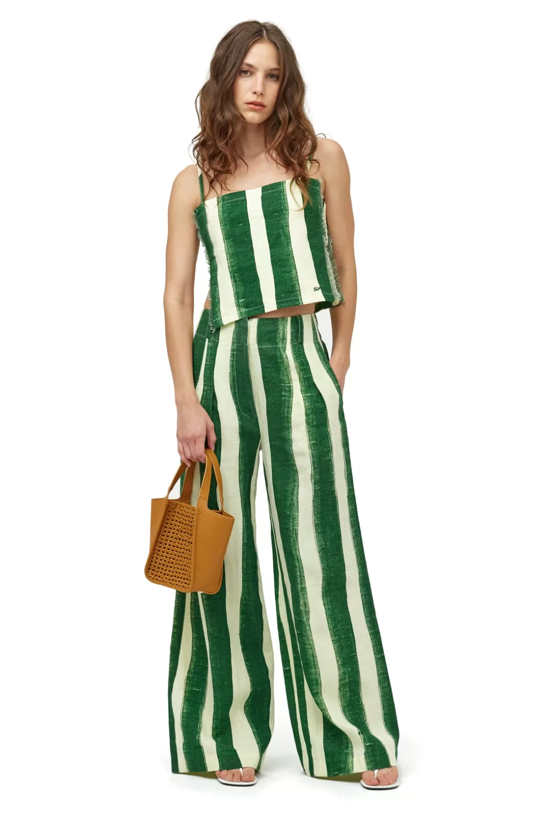 Women Simon Miller Prints | Linen Bloo Pant